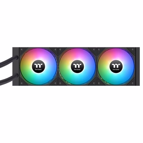 Thermaltake LA360-S ARGB Sync AIO Liquid Cooler, RGB Water Block with 2.4??? LCD, 2x 120mm ARGB fans, 79.3 CFM (one fan) Air Flow, PWM 600~2500 R.P.M Static Pressure, Black | CL-W462-PL12SW-A thumbnail 5