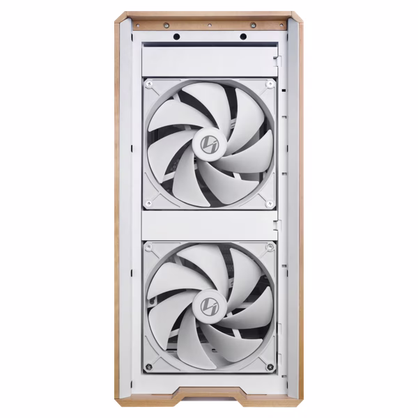 Lian Li LANCOOL 217 Mid-tower Workstation Case, Adaptive Front Fan Mounting, 5 Pre-installed Fans, Back-Connect Motherboards Compatible, Up to E-ATX/EEB Motherboard, Two PSU Mounting Directions, Two Power Buttons, PPLP Certification, White | LAN217W thumbnail 6