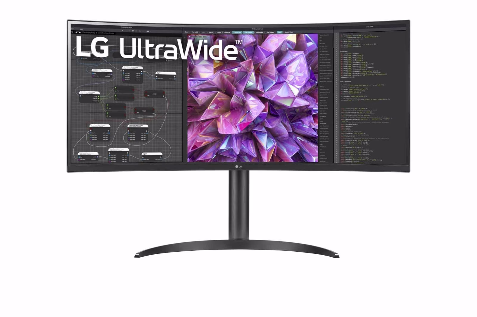 LG 34WQ75C-B 34'' UltraWide QHD IPS Curved Monitor, 60Hz Refresh Rate, 5ms Gtg Response Time, 1.07B Color Depth, 21:9 Aspect Ratio, HDR10, USB Type-C, LAN Port, Black | 34WQ75C-B thumbnail 5