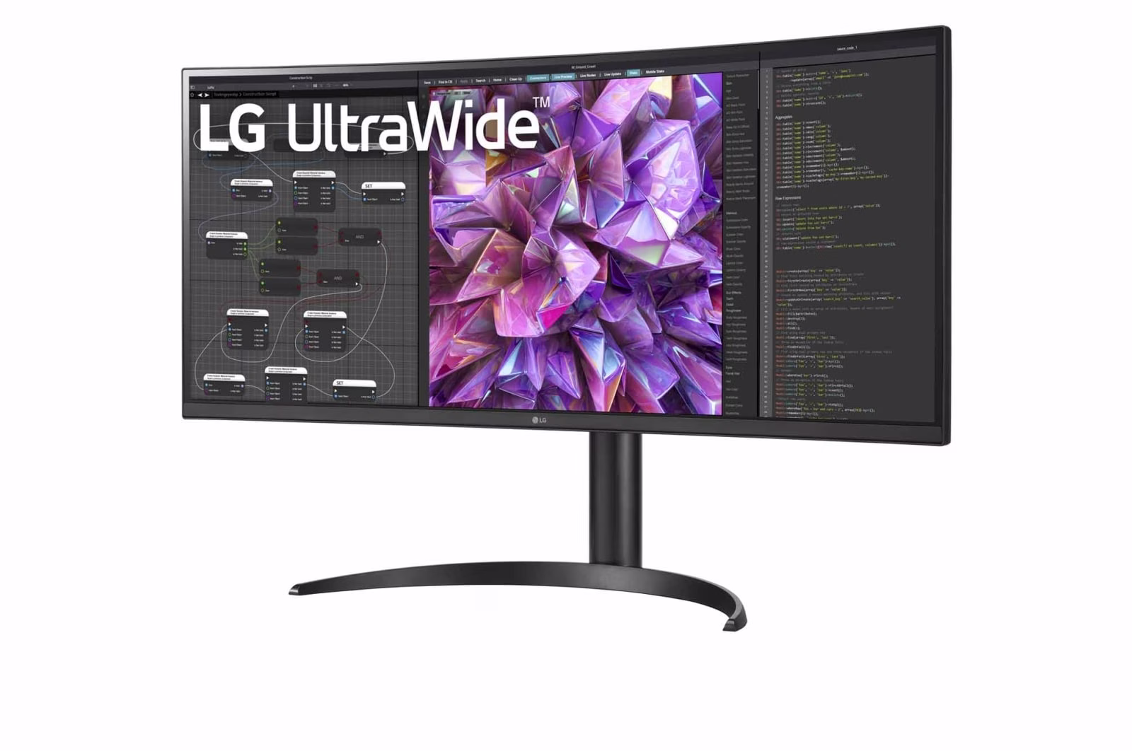 LG 34WQ75C-B 34'' UltraWide QHD IPS Curved Monitor, 60Hz Refresh Rate, 5ms Gtg Response Time, 1.07B Color Depth, 21:9 Aspect Ratio, HDR10, USB Type-C, LAN Port, Black | 34WQ75C-B thumbnail 8