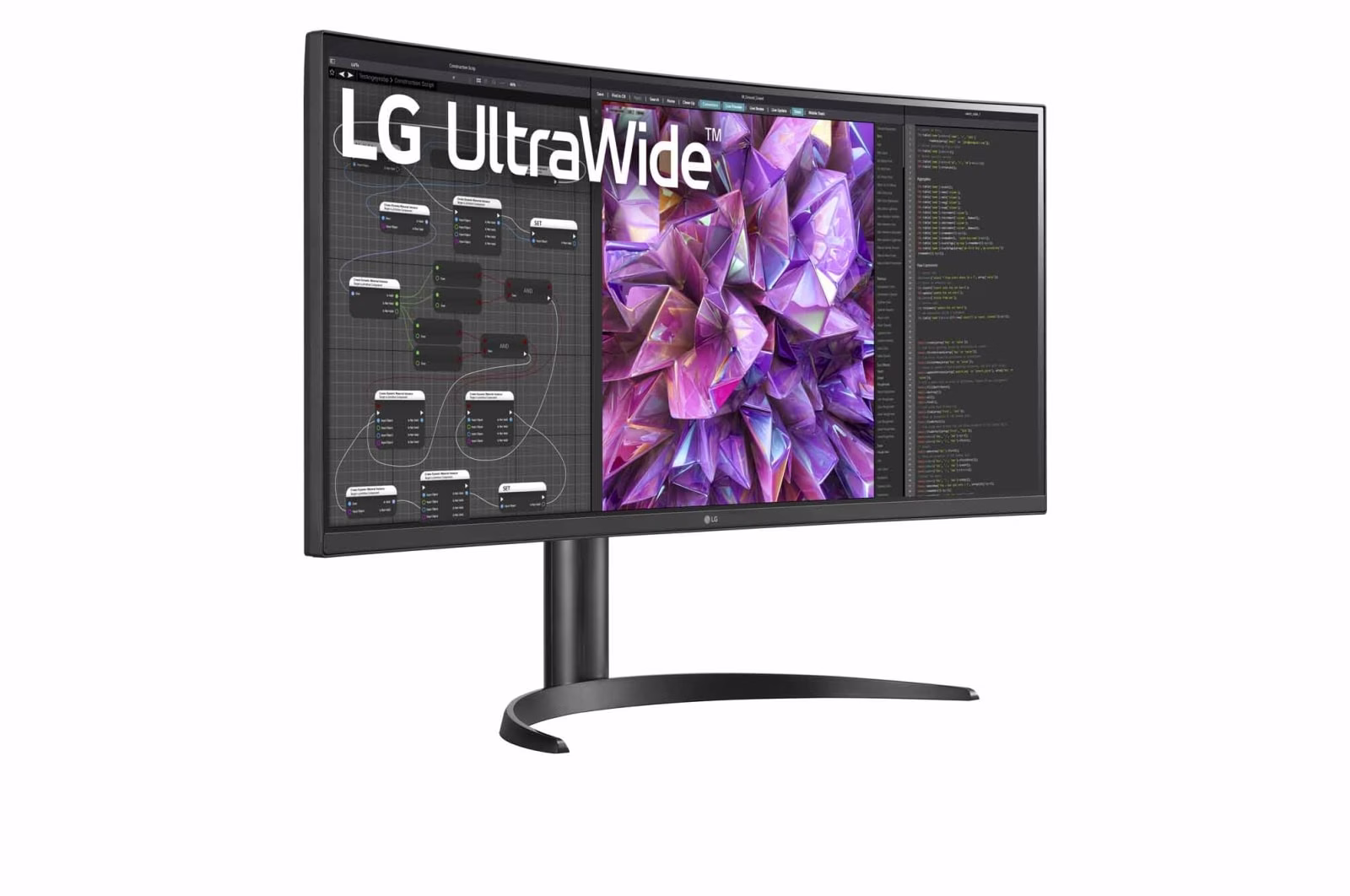LG 34WQ75C-B 34'' UltraWide QHD IPS Curved Monitor, 60Hz Refresh Rate, 5ms Gtg Response Time, 1.07B Color Depth, 21:9 Aspect Ratio, HDR10, USB Type-C, LAN Port, Black | 34WQ75C-B thumbnail 6