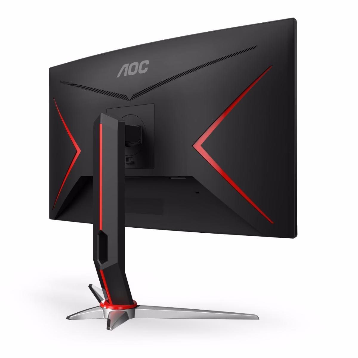 AOC 27G2 27" Frameless Gaming IPS Monitor, FHD 1080P, 1ms 144Hz, NVIDIA G-SYNC Compatible + Adaptive-Sync, Height Adjustable, 3-Year Zero Dead Pixel Guarantee, Black/Red thumbnail 2