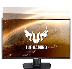  Asus TUF Gaming VG27WQ 27" WQHD VA Curved Gaming Monitor, 165Hz / 1ms (MPRT), Extreme Low Motion Blur, Adaptive-sync & Freesync Premium, Display HDR 400, | 90LM05F0-B01E70 thumbnail 4
