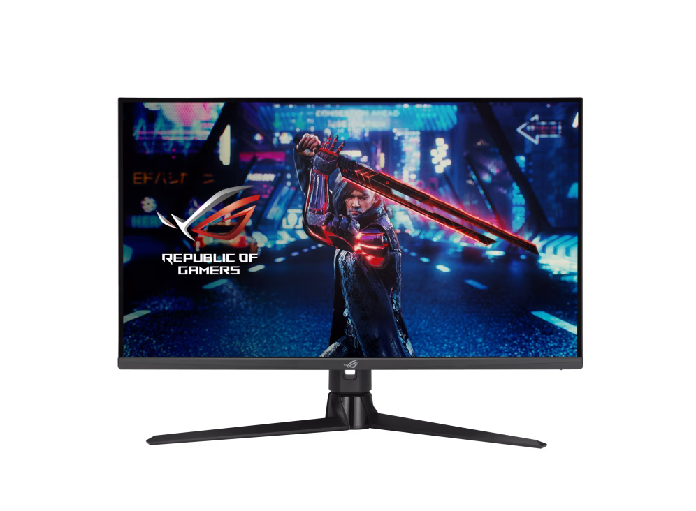 ROG Strix XG32UQ, 32 inch, 4K UHD IPS professional gaming monitor, 160Hz (OC), HDMI 2.1, 4K 120 Hz visuals, subsampling, Display Stream Compression (DSC), NVIDIA G-SYNC, DisplayHDR 600 | 90LM08B0-B01170 image