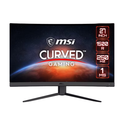 MSI G27C4X 27" CURVED 250HZ 1MS WIDE COLOR GAMUT FRAMELESS DESIGN DP,HDMI MONITOR | 9S6-3CA91T-200 thumbnail 5