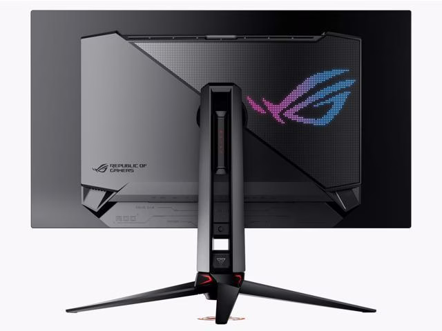 ASUS ROG Swift OLED PG32UCDM Gaming Monitor 31.5-inch 4K QD-OLED panel, 240Hz, 0.03ms (GTG), G-SYNC compatible, custom heatsink, graphene film, uniform brightness,99% DCI-P3, True 10-bit, 90W Type-C, 3 Years Warranty | 90LM09T0-B01370 thumbnail 8