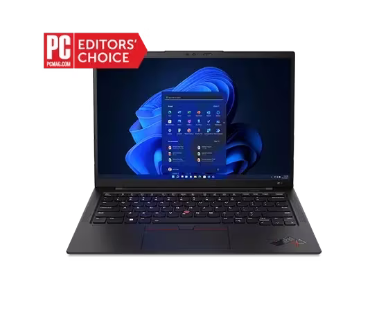 Lenovo ThinkPad X1 Carbon Gen 11 Laptop, 13th Gen Intel Core i7-1355U, 14inch WUXGA, 1TB SSD, 16GB RAM, Shared Intel Iris Xe Graphics, Windows 11 Pro, English & Arabic Keyboard, Black | 21HM0024GR thumbnail 2
