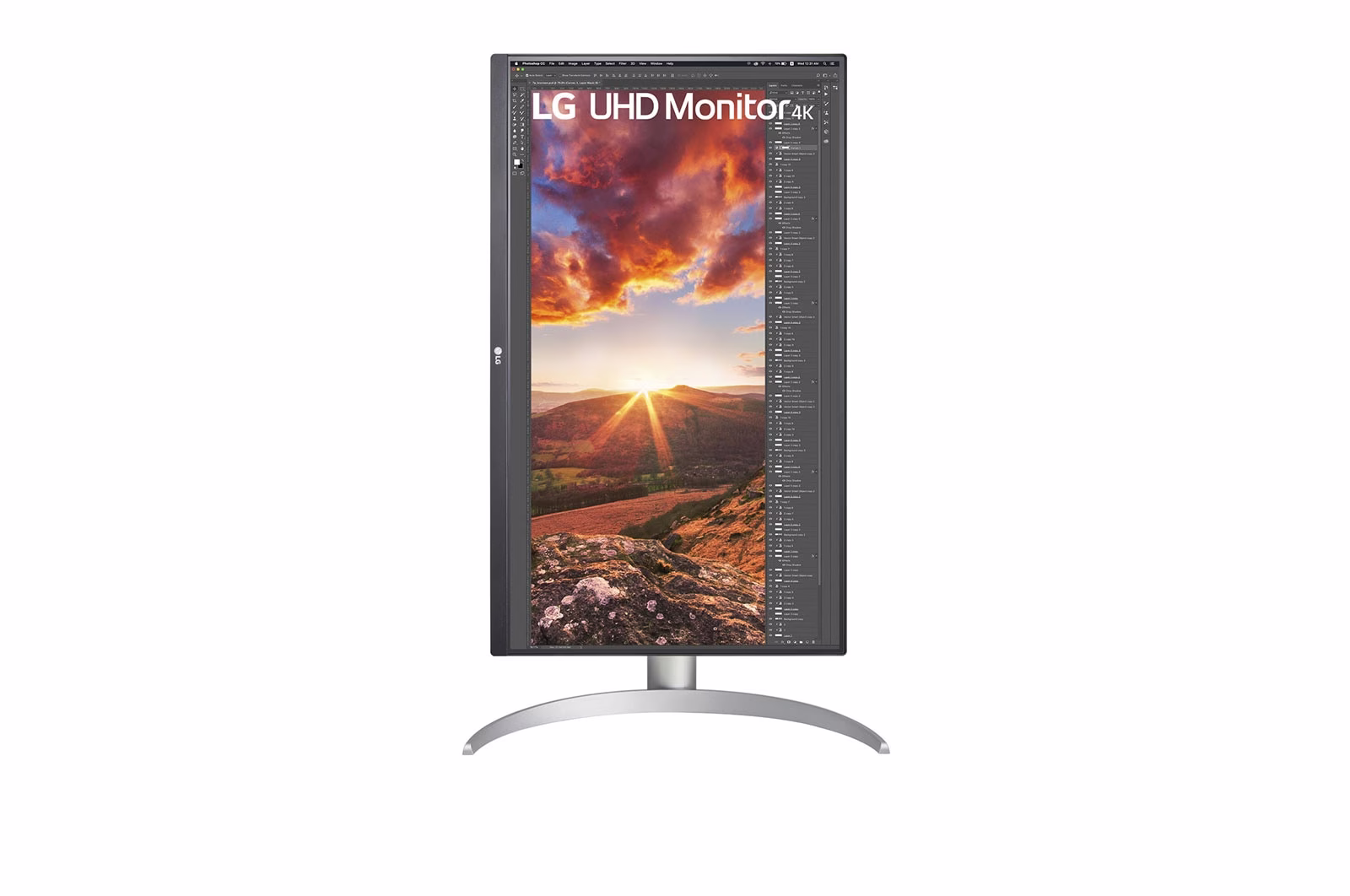 LG 27UP850N-W 27 Inch UHD 4K IPS Monitor With VESA DisplayHDR 400 and USB C, 60Hz, 3840 x 2160, IPS, 5ms (GtG at Faster), AMD FreeSync, Height & Pivot & Tilt Adjustable Stand, Anti-Glare thumbnail 3