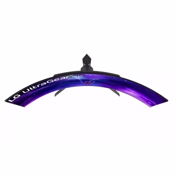 LG 45GR95QE-B 45'' UltraGear WQHD OLED Curved Monitor, 240Hz Refresh Rate, 0.03ms Response Time, 21:9 Aspect Ratio, 1.07B Color Depth, 178?? Viewing Angle, HDR 10, Black | 45GR95QE-B thumbnail 6