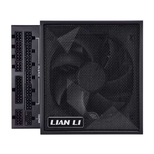 Lian Li EDGE 1300W ATX 3.1 Black Powersupply PSU, 80 PLUS PLATINUM, Built-in USB Hub, Dual Chamber Design, 12V-2x6, PCIE5.1 | EDGE1300 thumbnail 2