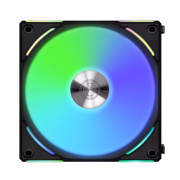 Lian-Li UNI Fan AL120 V2 Single, PBT+PC+Aluminum Materials, 120mm Fans, Up to 1900 RPM Fan Speed, 64.5 CFM Airflow, 1 Pack Black | G99.12ALV21B.00 thumbnail 2