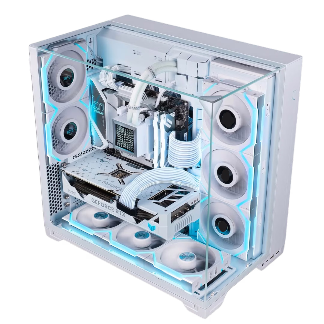 Ultimate Compact Core I9 X 4080 Gaming PC, Core i9-14900K 14th Gen, ROG RTX 4080 Super 16GB OC, 32GB (2x16GB) 6000MTs, 990 PRO 1TB SSD, 850W, AIO LCD Cooler thumbnail 2