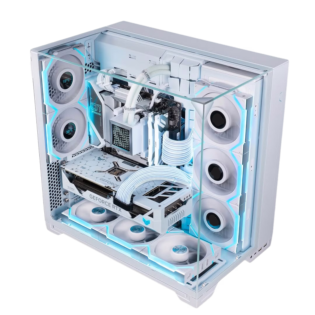 Ultimate Compact Core I9 X 4080 Gaming PC, Core i9-14900K 14th Gen, ROG RTX 4080 Super 16GB OC, 32GB (2x16GB) 6000MTs, 990 PRO 1TB SSD, 850W, AIO LCD Cooler thumbnail 4