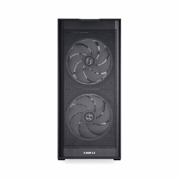 Lian Li LANCOOL 206 Mid-tower Case, Pre installed 2 x front 160 PWM fans (ARGB) & GPU Anti-Sag Bracket, Airflow Optimized Front, Top and PSU Shroud Side Mesh Panels, Black | G99.LAN206RX.00 image