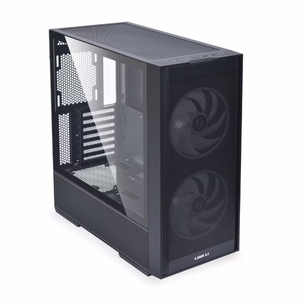 Lian Li LANCOOL 206 Mid-tower Case, Pre installed 2 x front 160 PWM fans (ARGB) & GPU Anti-Sag Bracket, Airflow Optimized Front, Top and PSU Shroud Side Mesh Panels, Black | G99.LAN206RX.00 thumbnail 2