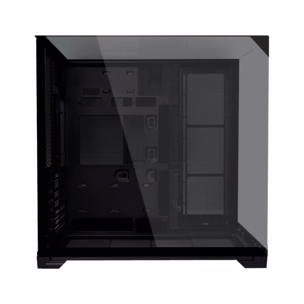 Lian Li O11 VISION COMPACT Mid Tower Case, Swappable Mesh/Glass Panels, Supports Back-connect ATX Motherboards, Hidden AIO Tube Design, Black | G99.011VPX.00 thumbnail 4