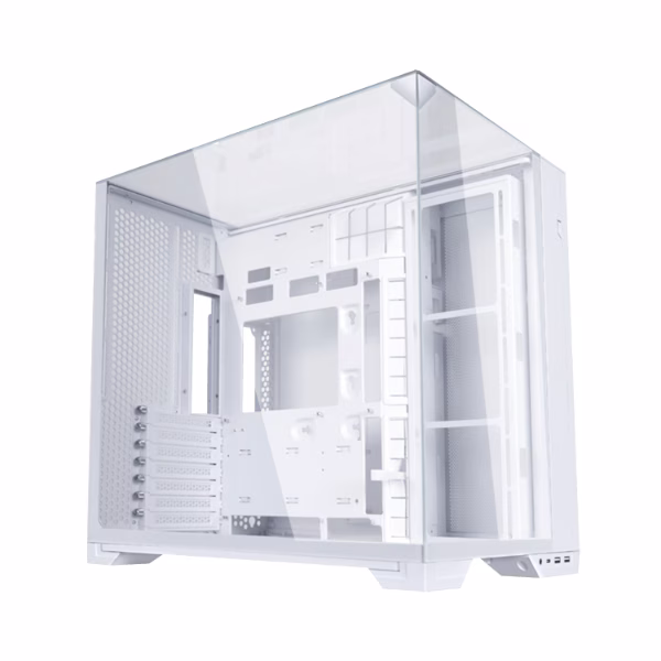 Lian Li O11 VISION COMPACT Mid Tower Case, Swappable Mesh/Glass Panels, Supports Back-connect ATX Motherboards, Hidden AIO Tube Design, White | G99.011VPW.00 – Buy Online