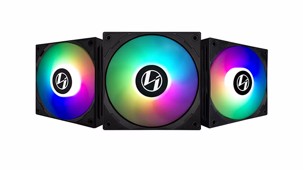Lian Li ST120 3-Pack ARGB 120mm Black with Fan Control Pack 3 UDS KIT 3 PCS/1900R, Black | G99.12ST3B.00 thumbnail 3