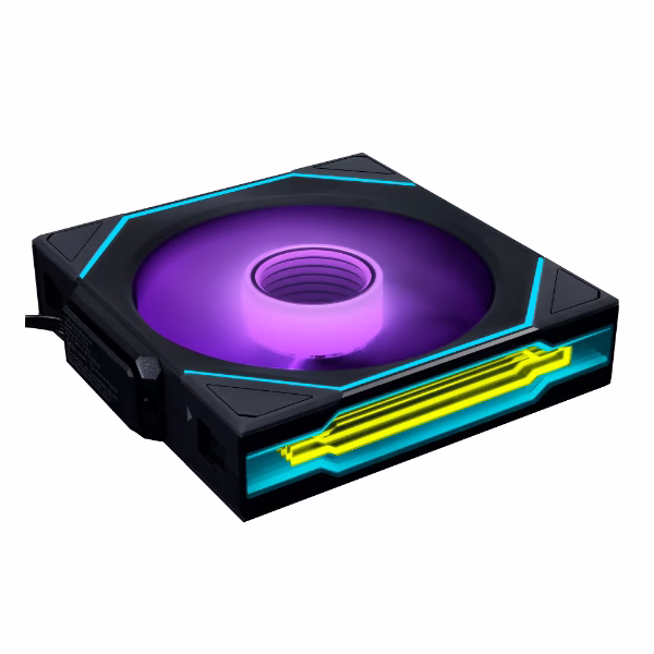 Lian Li UNI FAN SL-INF WIRELESS 120 RGB Single Case Fan, 120??122.1x25mm, 0, 200~2300 RPM Fan Speed, 3.4 mmH2O Air Pressure, 67 CFM Air Flow, FDB Bearing, Cableless RGB  | 12SLIN1W1B thumbnail 3