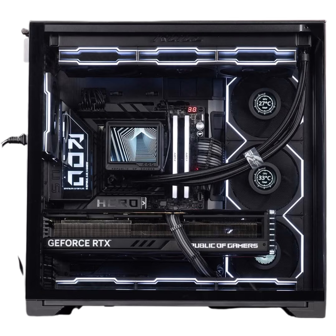 Extreme Compact Gaming PC, Core Ultra 7 265KF, RTX 4080 Super 16GB OC, 64GB (2x32GB) 6000MTs, 990 PRO 4TB NVMe, 1000W, Extreme AIO Cooler thumbnail 3