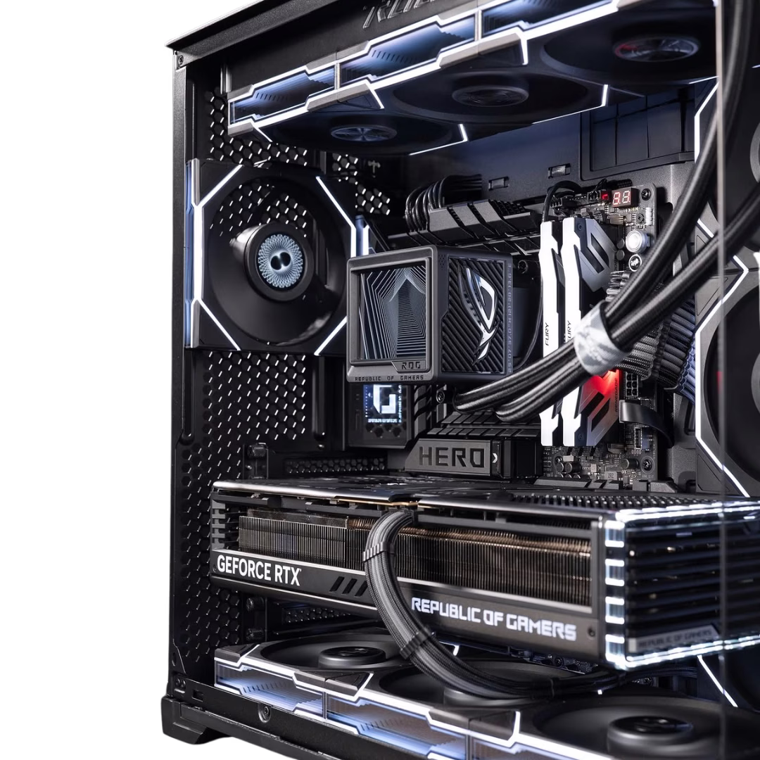 Extreme Compact Gaming PC, Core Ultra 7 265KF, RTX 4080 Super 16GB OC, 64GB (2x32GB) 6000MTs, 990 PRO 4TB NVMe, 1000W, Extreme AIO Cooler thumbnail 4