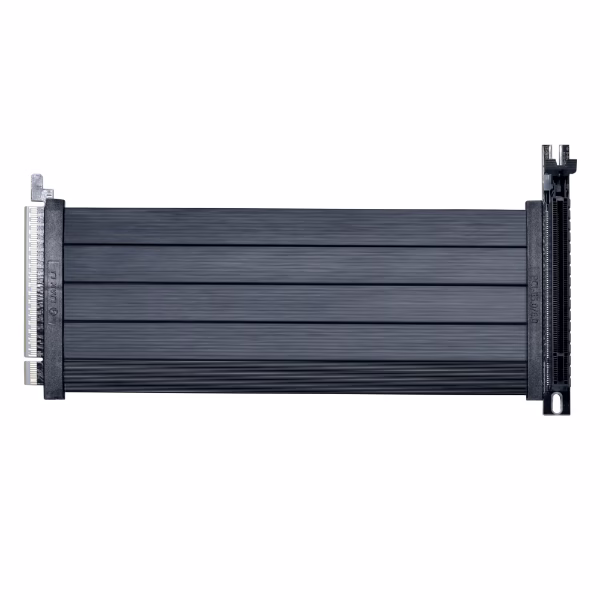 Lian Li  PCI-e 5.0 x16 Riser Cable, 180° to 90°  connector, 200mm cable length, Gen 5.0 | PW-PCI-520X thumbnail 2