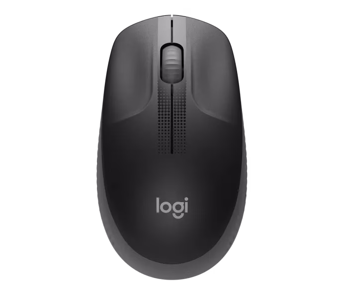 Logitech M190 Full-Size Wireless Computer Mouse - Charcoal | 910-005905 thumbnail 2