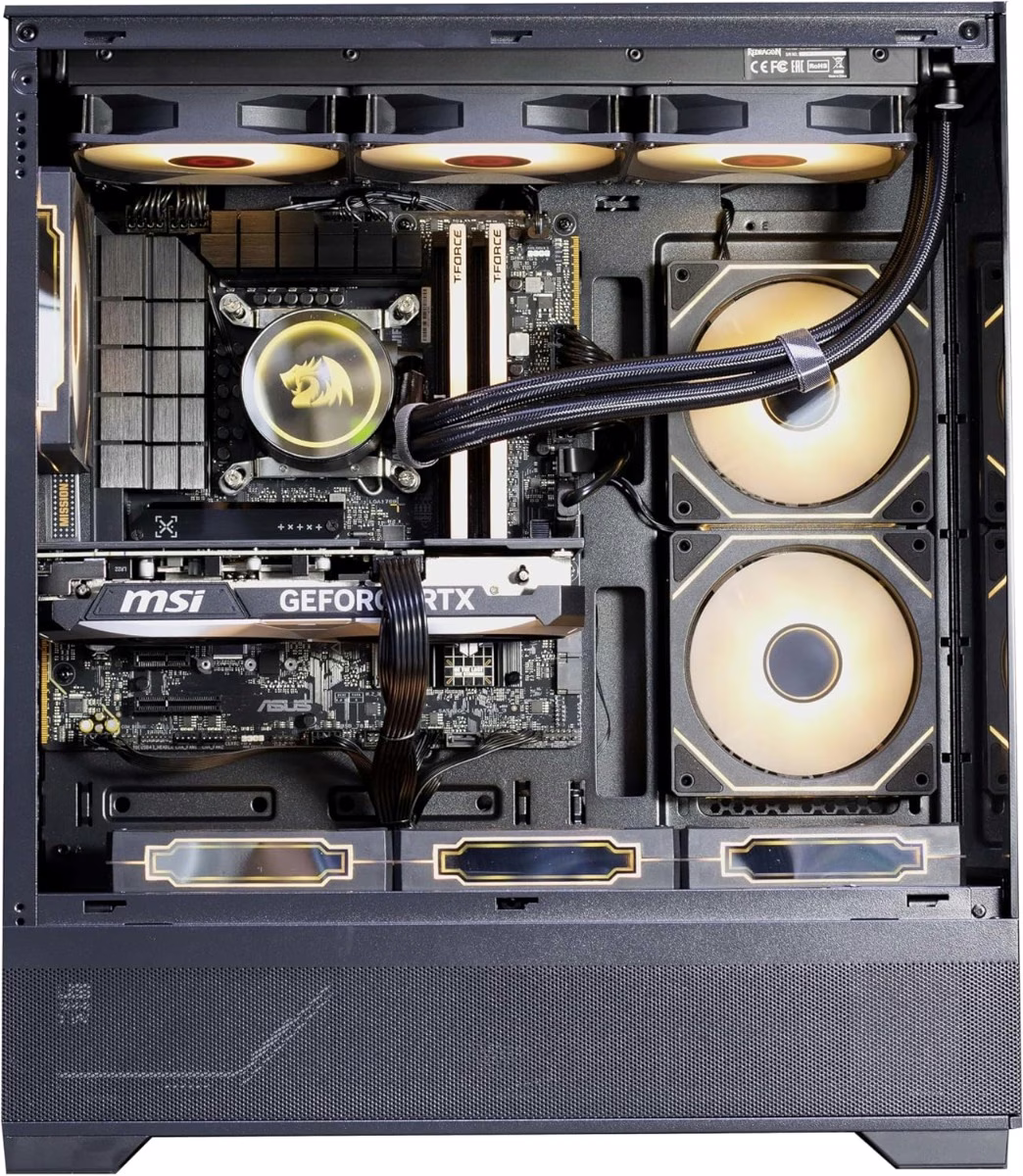 Ultra 7 X 5060Ti ASUS Powered Gaming PC, Core Ultra 7 265K, RTX 5060 Ti OC Edition,16GB, 32GB (2x16GB) DDR5, 2TB NVMe SSD, Liquid CPU Cooler, WiFi 7 thumbnail 4