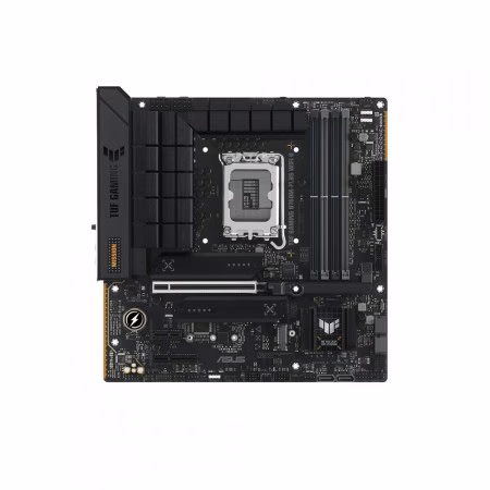 ASUS TUF GAMING B760M-PLUS WIFI II DDR5 Motherboard, 4 x DIMM slots, Max. 192GB, Intel B760 Chipset, 1 x Realtek 2.5Gb Ethernet TUF LANGuard, Wi-Fi 6E, Bluetooth v5.3, PCIe 5.0 for graphics cards, Two-Way AI Noise Cancelation | 90MB1HE0-M0EAY0 thumbnail 2