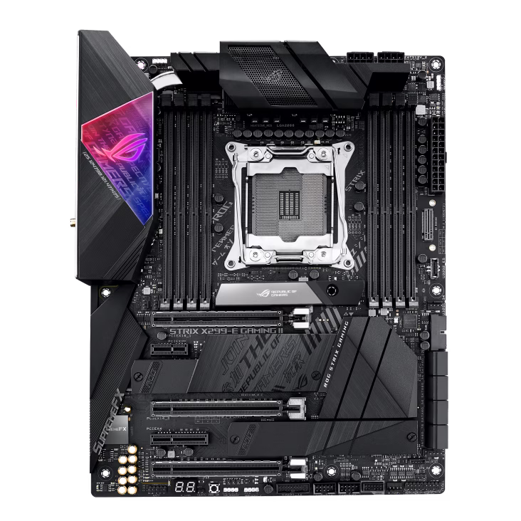 ROG Strix X299-E Gaming II  Intel X299 ATX motherboard, LGA 2066 for Intel Core X-series processors, on-board Wi-Fi 6, SATA, M.2, ARGB | 90MB11A0-M0EAY0 thumbnail 5