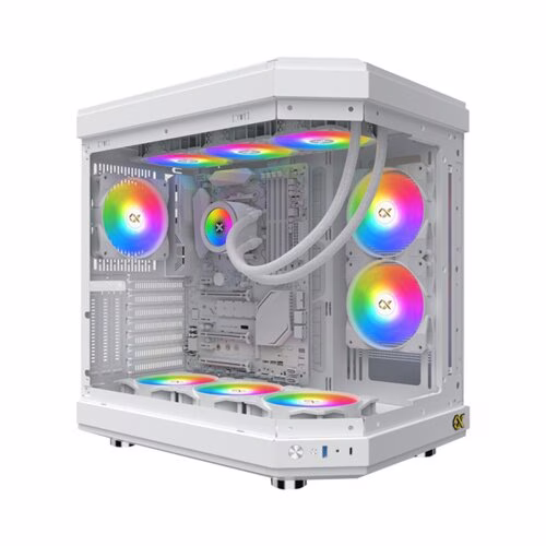 Nanotech Super Arctic Gaming PC: Core i9-14900K, RTX 4080 SUPER Trinity OC 16GB GDDR6X, 32GB (2x16GB) DDR5 6000MT/s, 2TB NVMe SSD, 850W Gold, WiFi+BT, 1 Year Warranty image