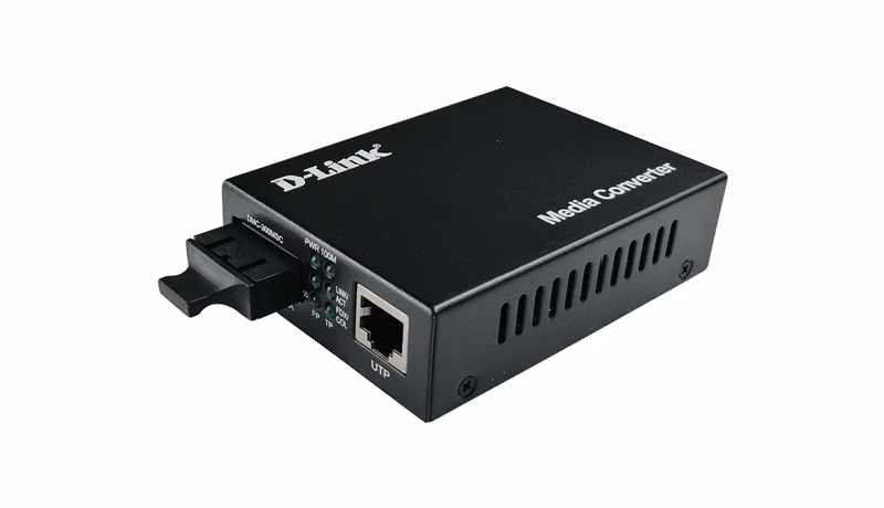 D-Link DMC-540SSC 100Base-TX to 100Base-FX Single-mode Fiber (SC) Media Converter – Buy Online
