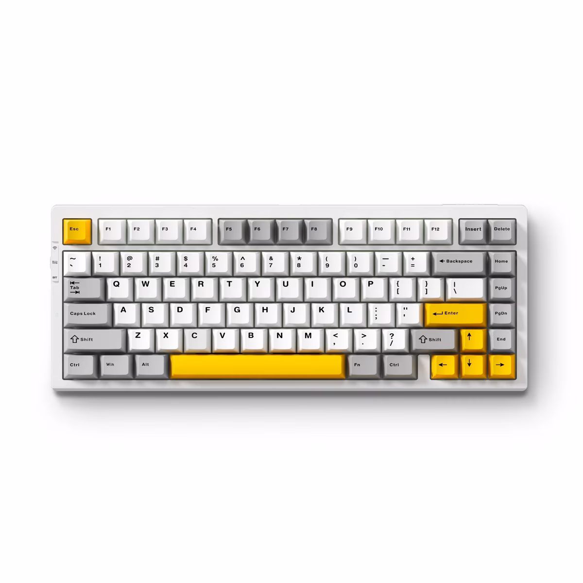 MCHOSE G75 Pro Tri-mode Gasket Structure Gaming Mechanical Keyboard, 2.4GHz | BT | Wired, 75% Layout, Red Switch, Grey | MC-G75-10 image