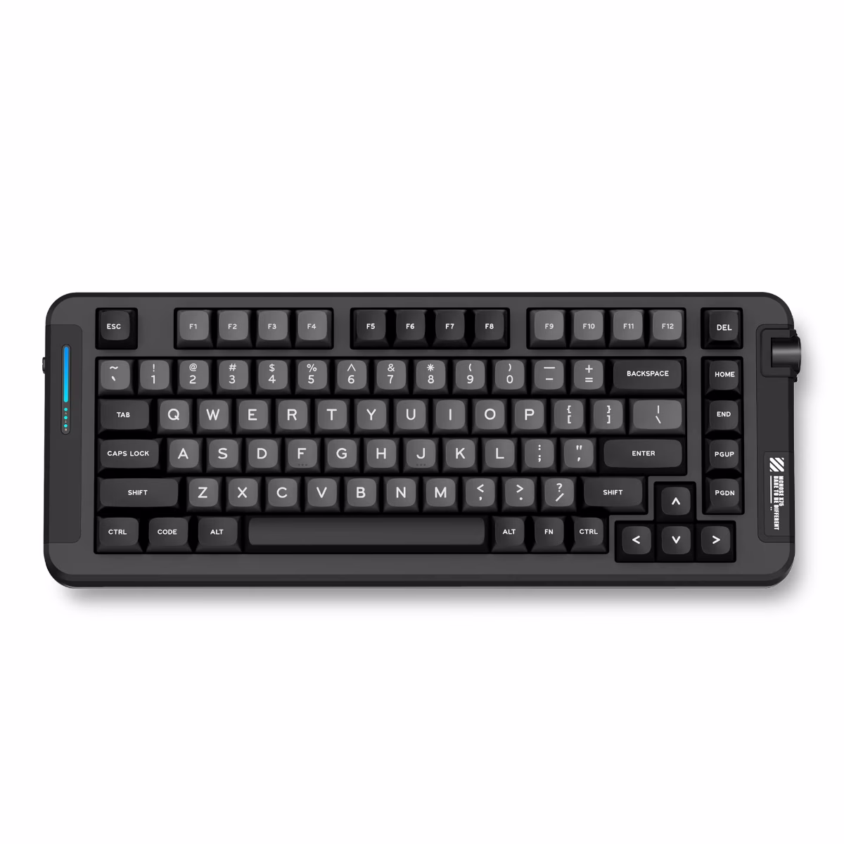 MCHOSE X75 Wireless Gasket Mount Mechanical Keyboard, 2.4GHz wireless, BT, Wired USB, Hyacinth Switch, Black | X75-1A – Buy Online