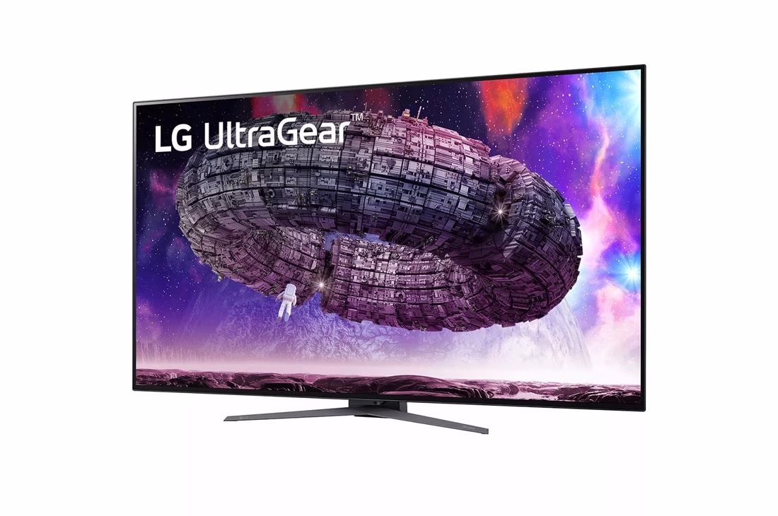 LG 48GQ900 48'' UltraGear 4K UHD OLED Flat Monitor, 120Hz Refresh Rate, 0.1ms Response Time, 16:9 Aspect Ratio, 1.07B Color Depth, 178?? Viewing Angle, HDR 10, Black | 48GQ900-B thumbnail 4
