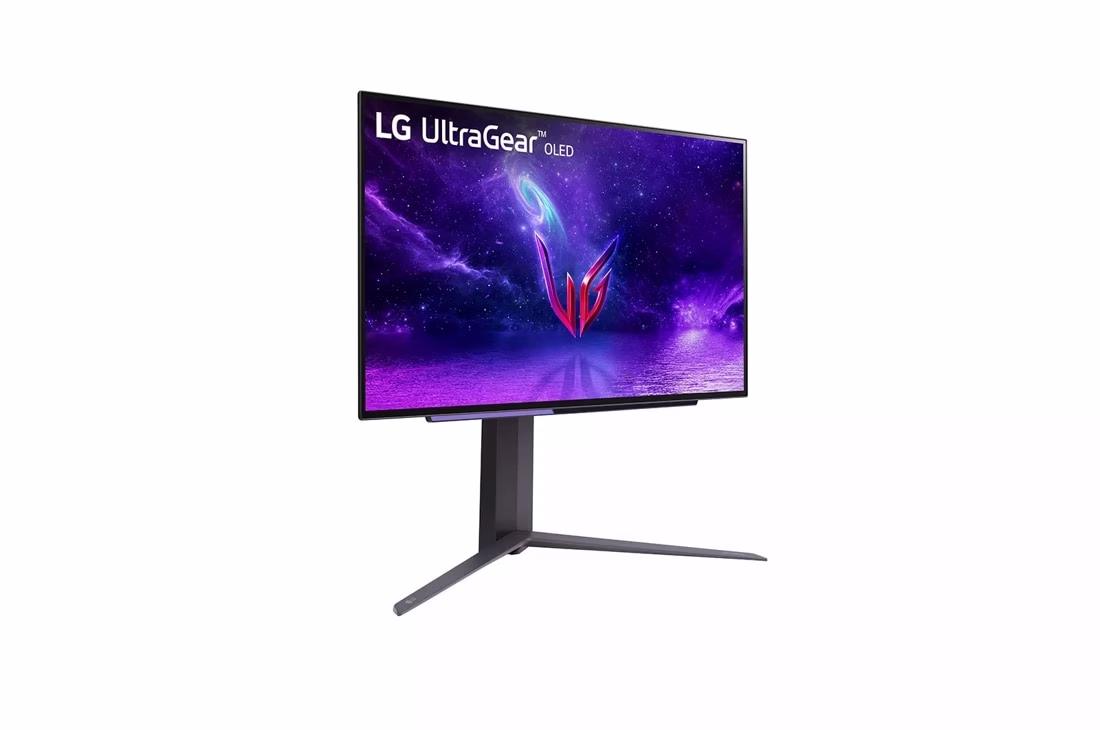  LG UltraGear 27" OLED Gaming Monitor QHD with 240Hz Refresh Rate & 0.03ms Response Time, AMD FreeSync, Anti-Glare, Low-Reflection, 1.07B Color, RGB LED Lighting, HDR10, 2x HDMI, 1x DP | 27GR95QE-B thumbnail 2