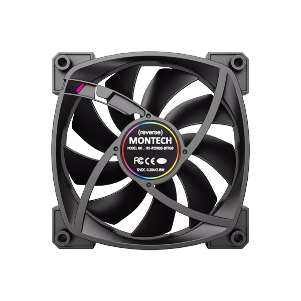Montech RX 120 ARGB Reversed Fan 1600PWM | RX120 PWM – Buy Online