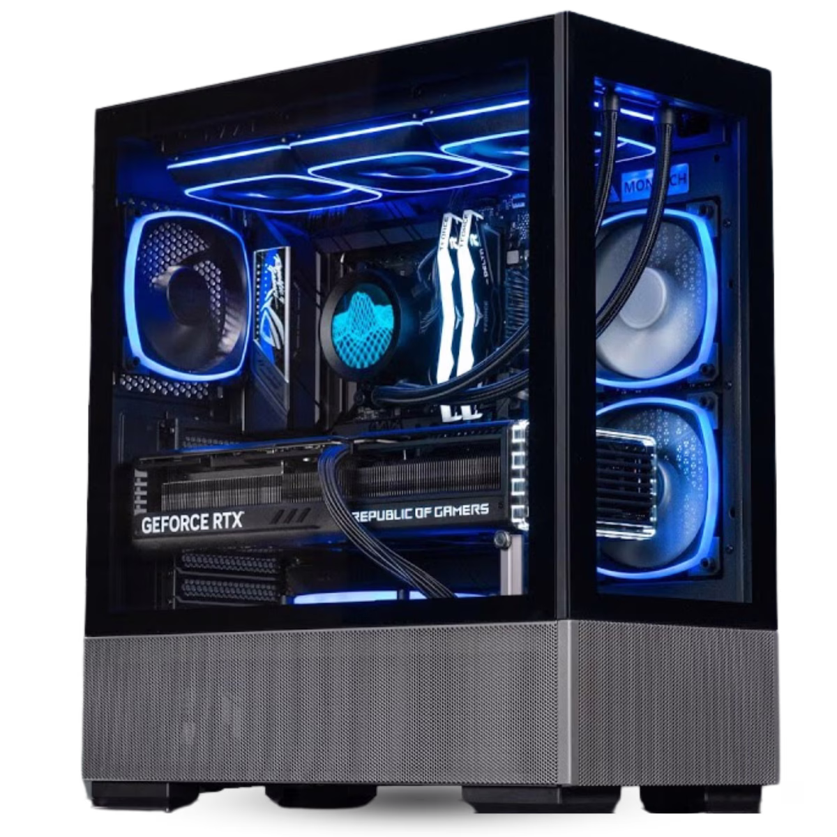 5060TI Gaming PC, Core i5-14600K 14th Gen, RTX 5060 Ti AMP 8GB GDDR7, 32GB (2x16GB) 6000MHz, 1TB NVMe SSD, All-in-One Liquid Cooler, 750W, WiFi image