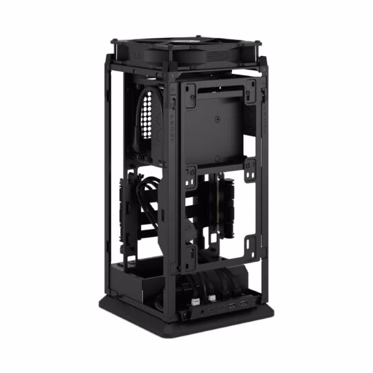 Fractal Design Mood Black Mini-ITX Small Form Factor PC Case, Motherboard Supports Upto mITX, GPUs Supports up to 325 mm, Rear magnetic filter mesh, with PCIe 4.0 Riser  | FD-C-MOD1N-02 thumbnail 8
