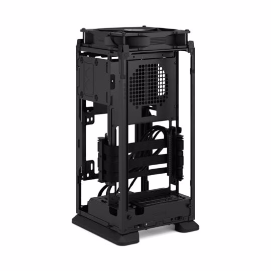 Fractal Design Mood Black Mini-ITX Small Form Factor PC Case, Motherboard Supports Upto mITX, GPUs Supports up to 325 mm, Rear magnetic filter mesh, with PCIe 4.0 Riser  | FD-C-MOD1N-02 thumbnail 10