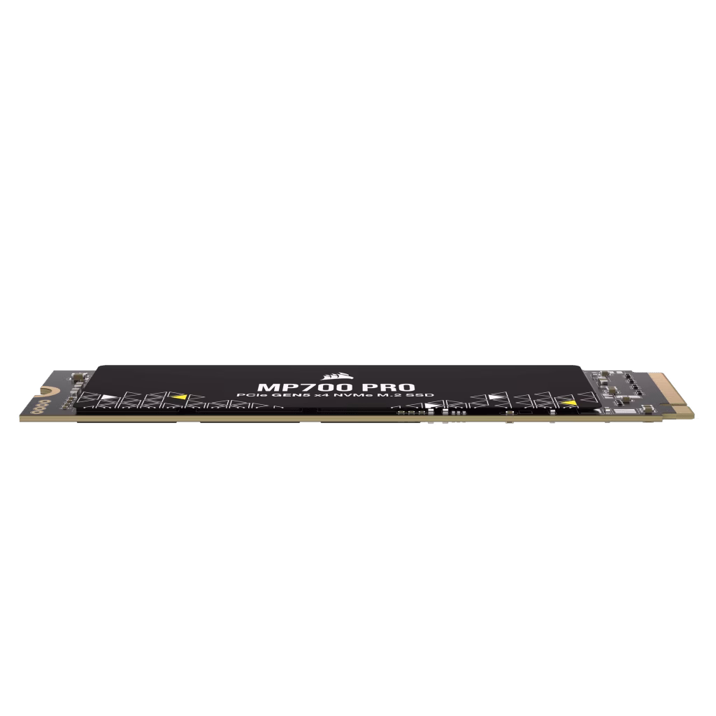 Corsair 4TB MP700 PRO NVMe PCIe 5.0 M.2 Internal SSD, 12400 MB/s Sequential Read Speeds & 11800 Sequential Write Speeds, 3D TLC NAND Technology, 1.6 Million Hours MTBF, Black | CSSD-F4000GBMP700PNH thumbnail 4