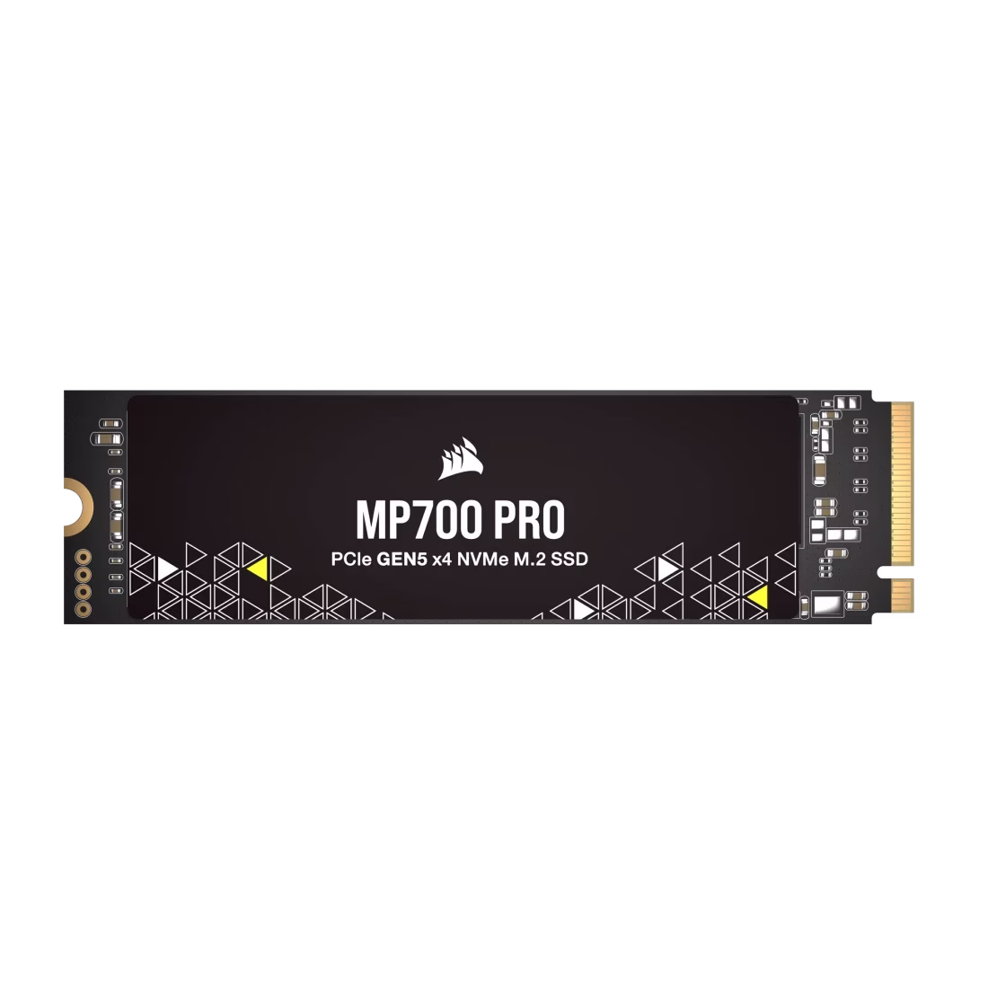 Corsair 2TB MP700 PRO NVMe PCIe 5.0 M.2 Internal SSD, 11700 MB/s Sequential Read & 9600 Sequential Write, 3D TLC NAND Technology, 1.6 Million Hours MTBF, Black | CSSD-F2000GBMP700PNH image