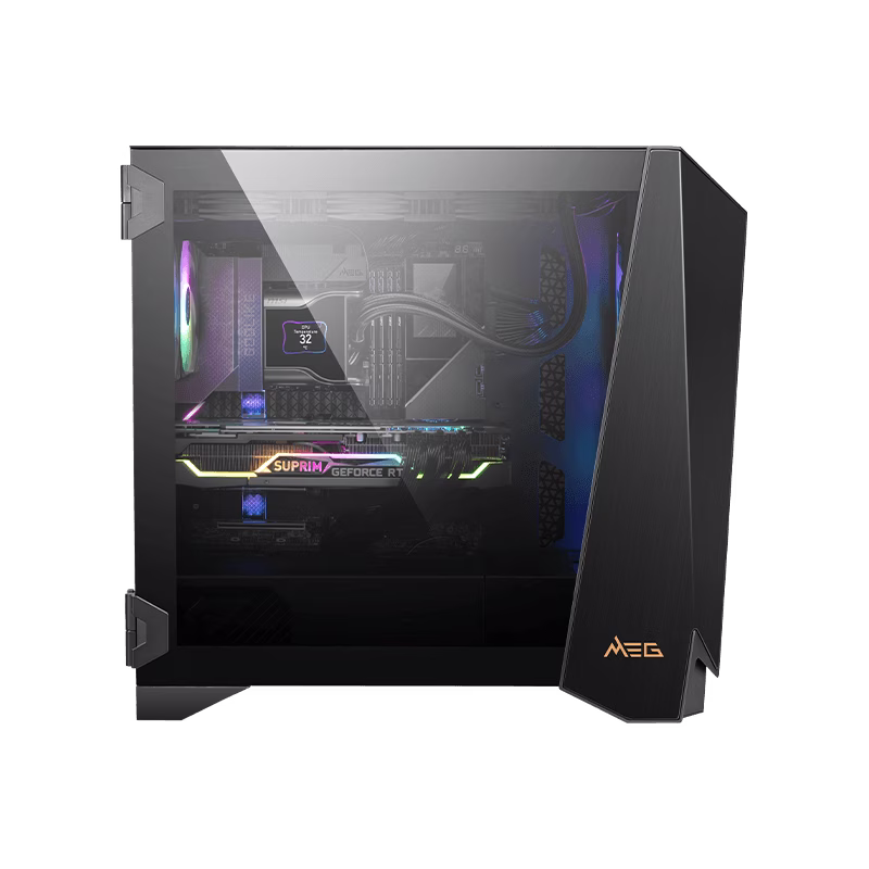 MEG Ultra 9 Essential PC Powered By MSI, Core ULTRA 9 285K, RTX 4080 16GB GAMING X, 64GB (32X2)  DDR5 6000MTs, 990 PRO 2TB, 850W image