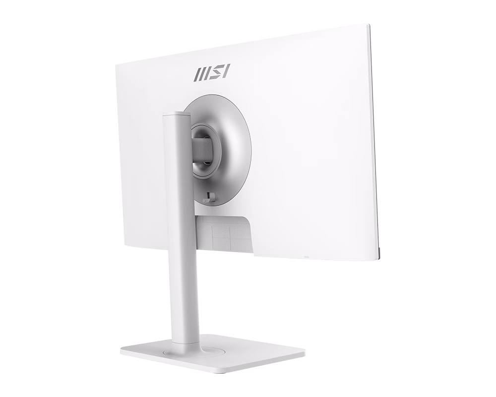 MSI Modern MD2412PW 23.8 Inch FHD Office Monitor - 1920 x 1080 IPS Panel, 100 Hz, Eye-Friendly Screen, HDR Ready, 4-Way Adjustable Stand - HDMI 1.4b, USB Type-C, Built-in Speakers, White | 9S6-3PA59H-205 thumbnail 3