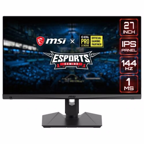 MSI OPTIX MAG274R 27"INCH ESPORTS GAMING MONITOR IPS PANELMSI , Anti-Glare, 144Hz Refresh Rate, 1ms, 300 Nits, DP, HDMI, Type C, USB 2.0 Type A & B,1MS,NIGHT VISION,9S6-3CA7BA-029 – Buy Online