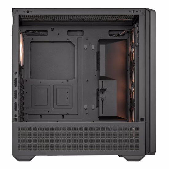 Cougar MX600 RGB ATX Full Tower PC Case, Up to 360MM Radiator, 4xARGB Pre-Installed Fans, USB-C Gen2x1, USB 3.0x2, Audio, RGB Button, Black | 3857C90.0001 thumbnail 4