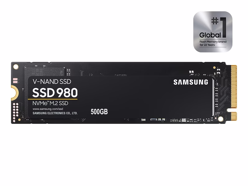 Samsung 980 500 GB SSD NVMe??? M.2, 3,100MB/s Seq. reads, PCle 3 | MZ-V8V500BW thumbnail 4