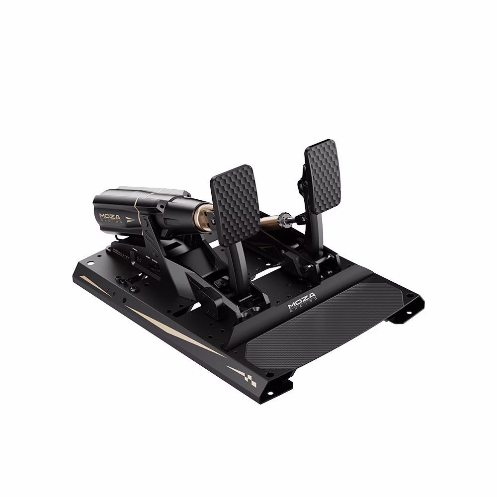 MOZA RS082 mBooster Active Pedal Set Includes CRP2 Throttle & Plates, Intelligent Force Feedback, Dual 200KG Load Cells thumbnail 2