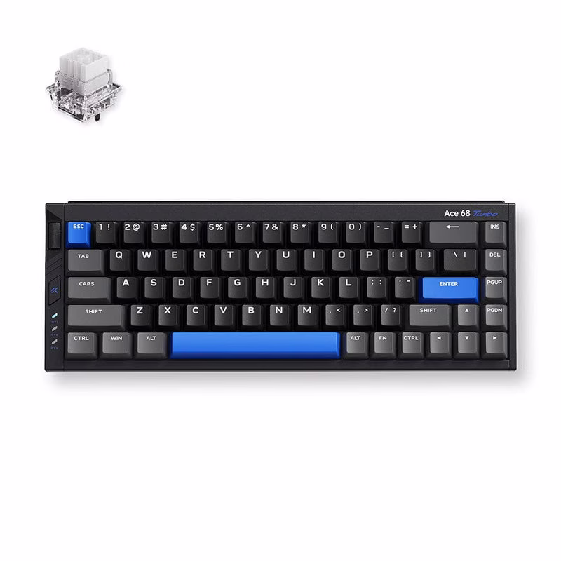 MCHOSE Ace 68 Turbo Full-Aluminum Esports Keyboard, 16kHz Polling, Mount Tai Magnetic GT Switches, & 0.06ms Latency, Cyber Black | MC-Ace68Turbo-5 thumbnail 2