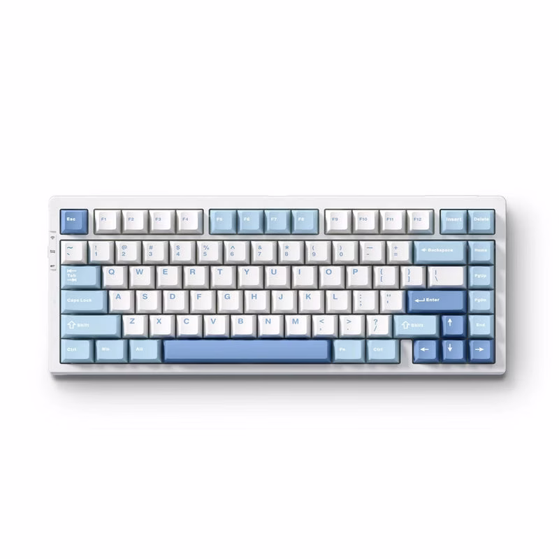 MCHOSE G75 Pro Wireless Mechanical Gaming Keyboard, 75% Gasket Mount, Tri-Mode Connectivity, & Cabbage Tofu Linear Switches, Blue – Buy Online